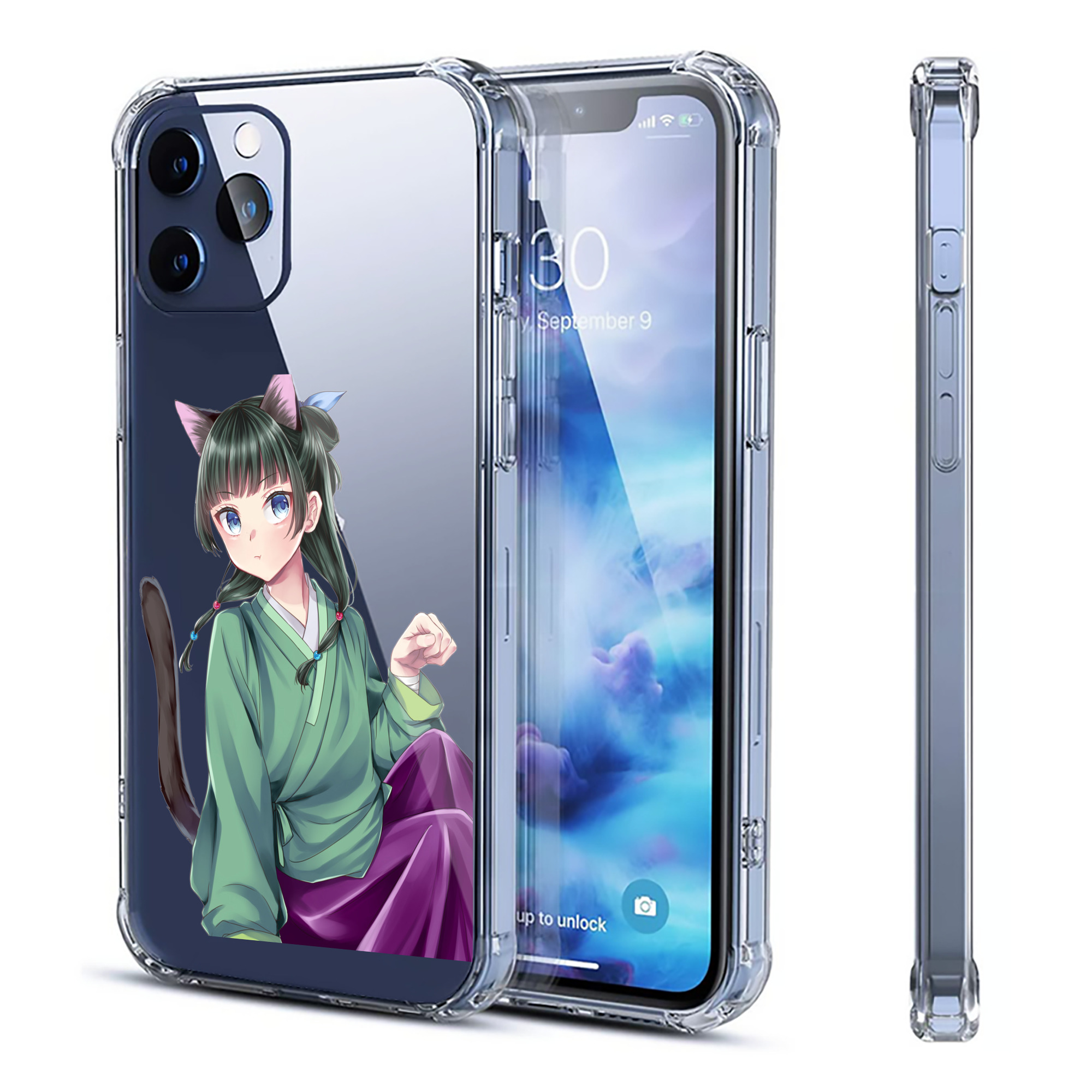 （画像用） 薬屋のひとりごと The Apothecary Diaries 【iPhone 12シリーズ対応】透明スマホケース（クリアソフトケース）